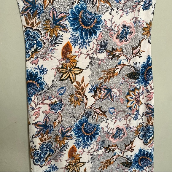 RACHEL Rachel Roy Off The Shoulder Strapless Midi Floral A-Line Dress Medium - Picture 13 of 16